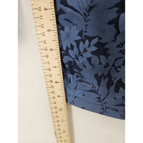 Pacific Blue Shorts Men's Size 32 Navy Cotton/Polyester Beach Tropical Hawaii - Picture 3 of 4